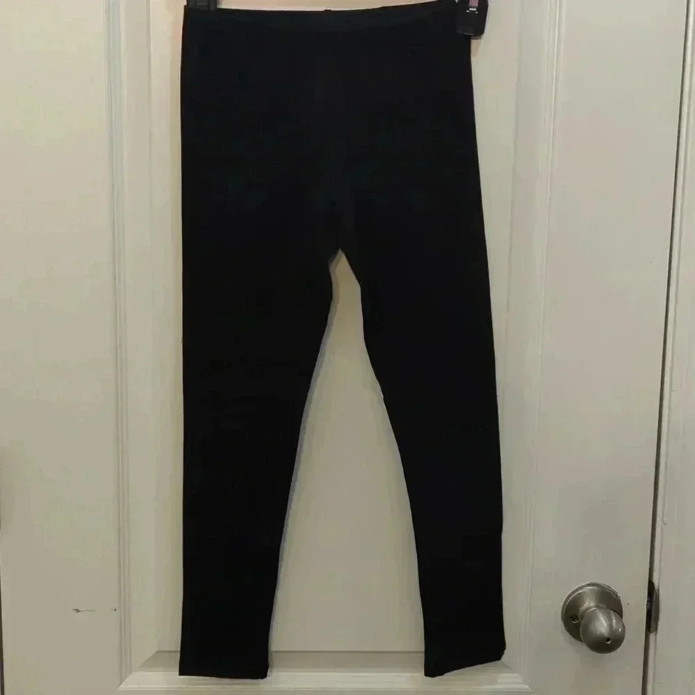 The children's place girls black leggings size medium 7/8